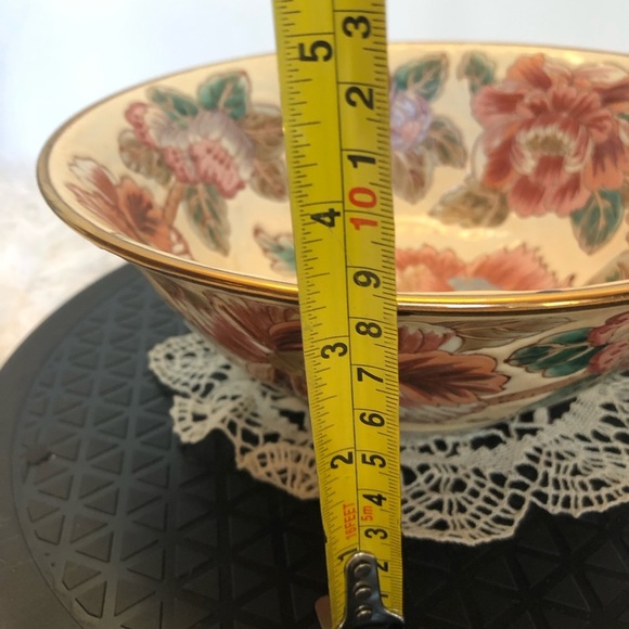 Vintage Enameled Bowl Andrea by Sadek Decorative Bowl - Picture 14 of 14